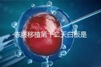 凍胚移植第十二天白板是不是沒成功?不到“官宣”別放棄