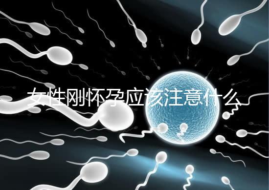 女性剛懷孕應該注意什么？