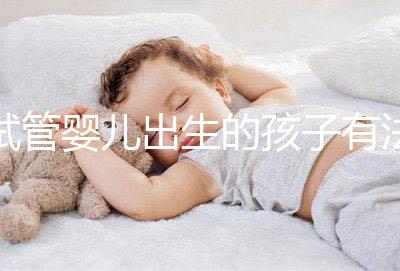 試管嬰兒出生的孩子有法律地位嗎？