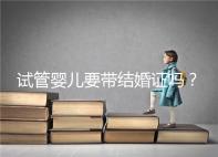 試管嬰兒要帶結(jié)婚證嗎?